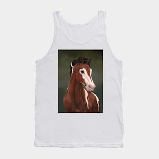 Bay Pinto Horse Tank Top